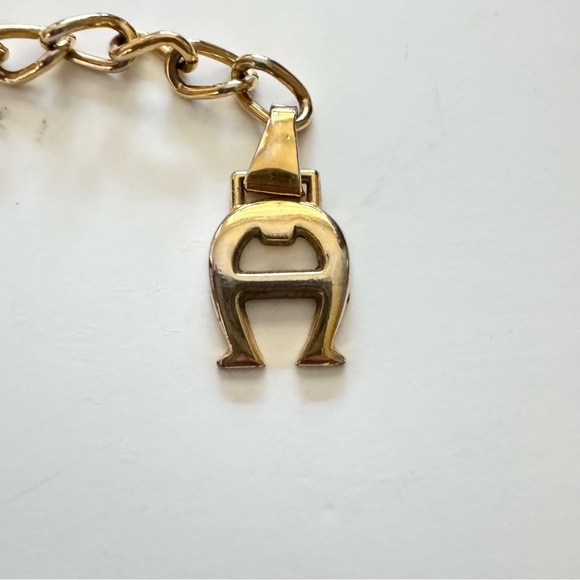 Vintage Etienne Aigner Gold Plated Chain Belt - Picture 2 of 3